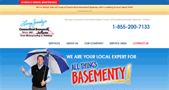Desktop Screenshot of connecticutbasementsystems.com